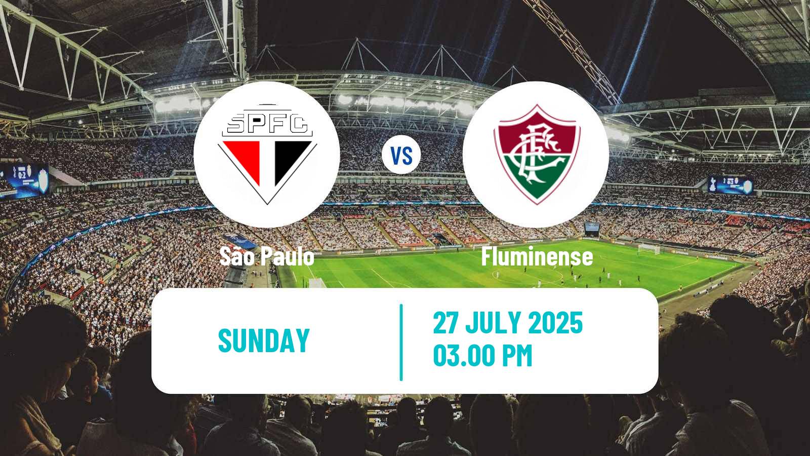 Football Brazilian Serie A São Paulo - Fluminense