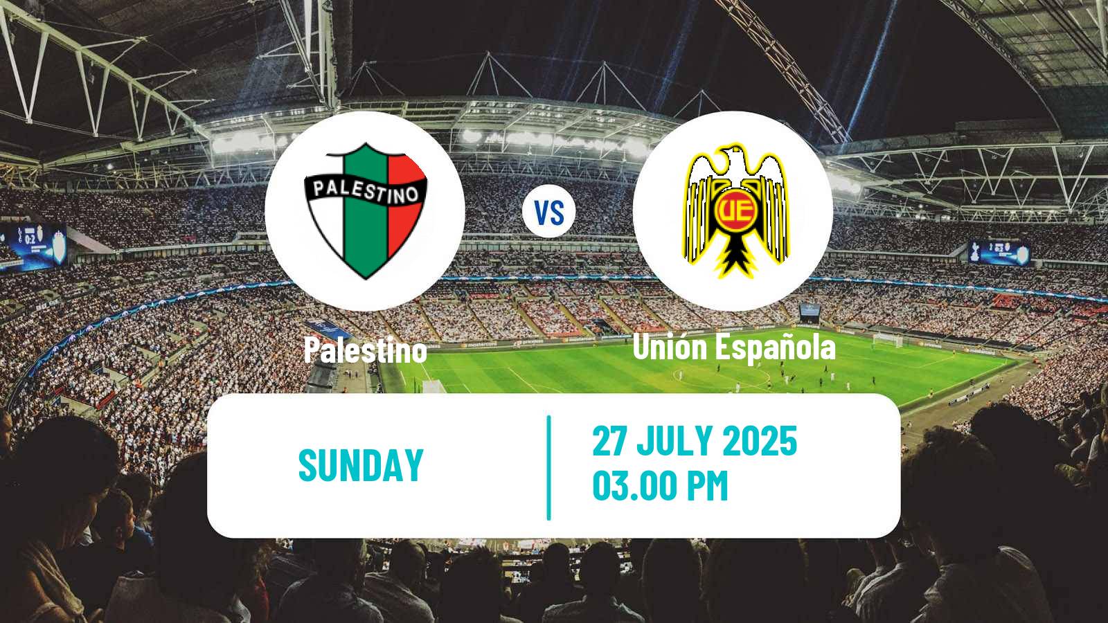 Football Chilean Primera Division Palestino - Unión Española
