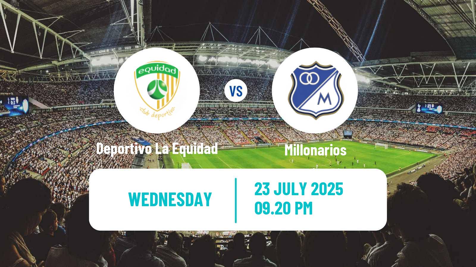 Football Colombian Primera A Deportivo La Equidad - Millonarios