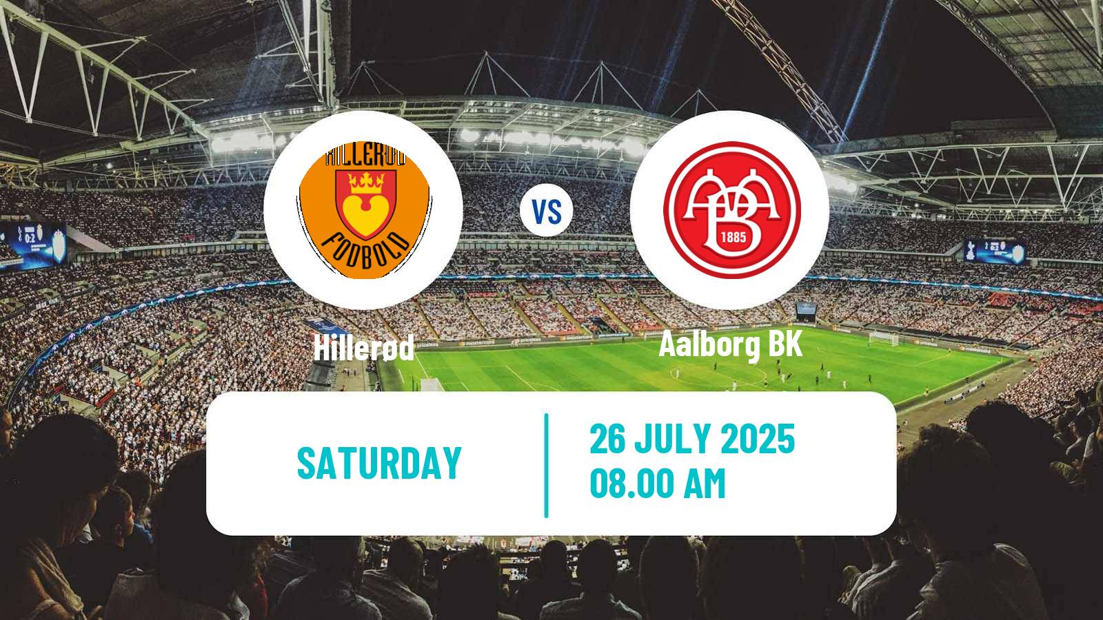 Football Danish 1 Division Hillerød - Aalborg BK
