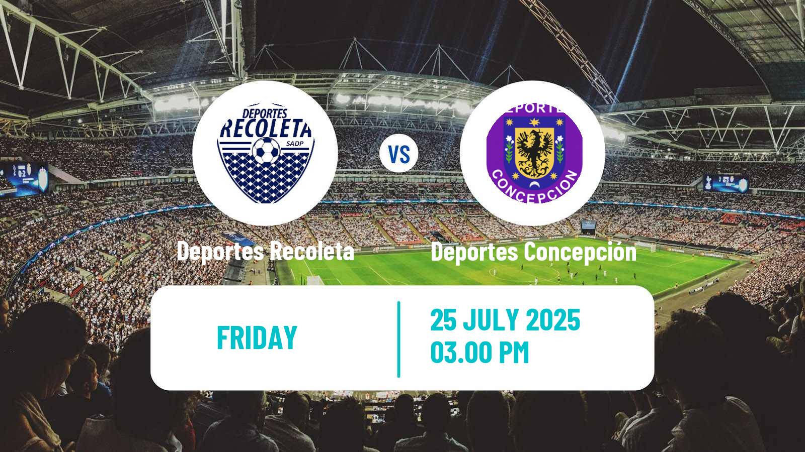Football Chilean Primera B Deportes Recoleta - Deportes Concepción