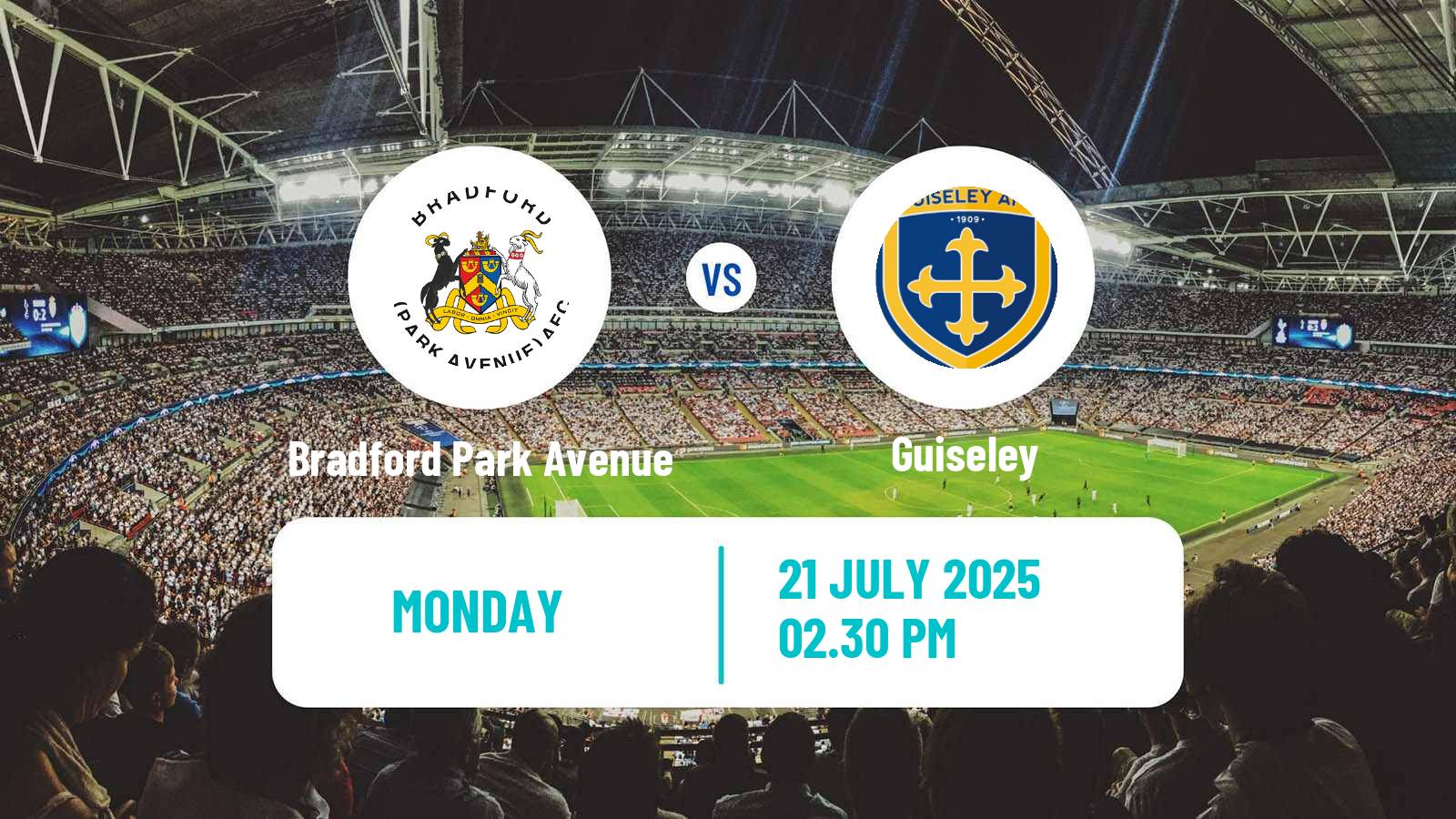 Football Club Friendly Bradford Park Avenue - Guiseley