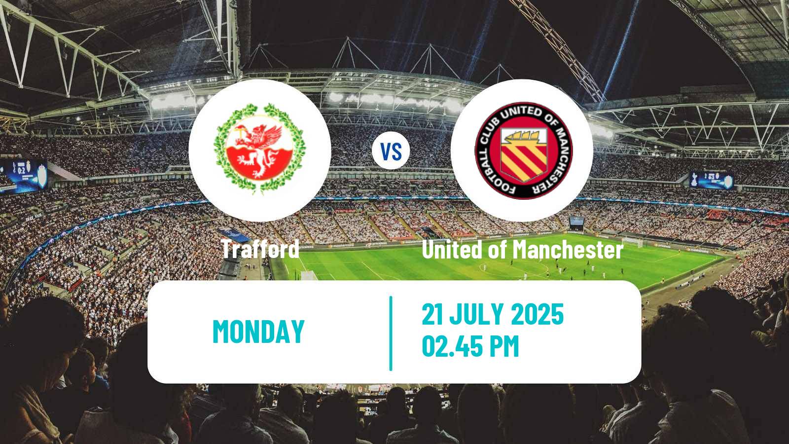 Football Club Friendly Trafford - United of Manchester