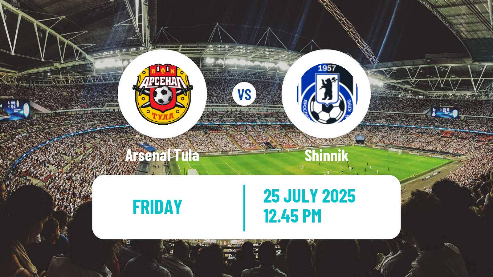 Football Russian FNL Arsenal Tula - Shinnik