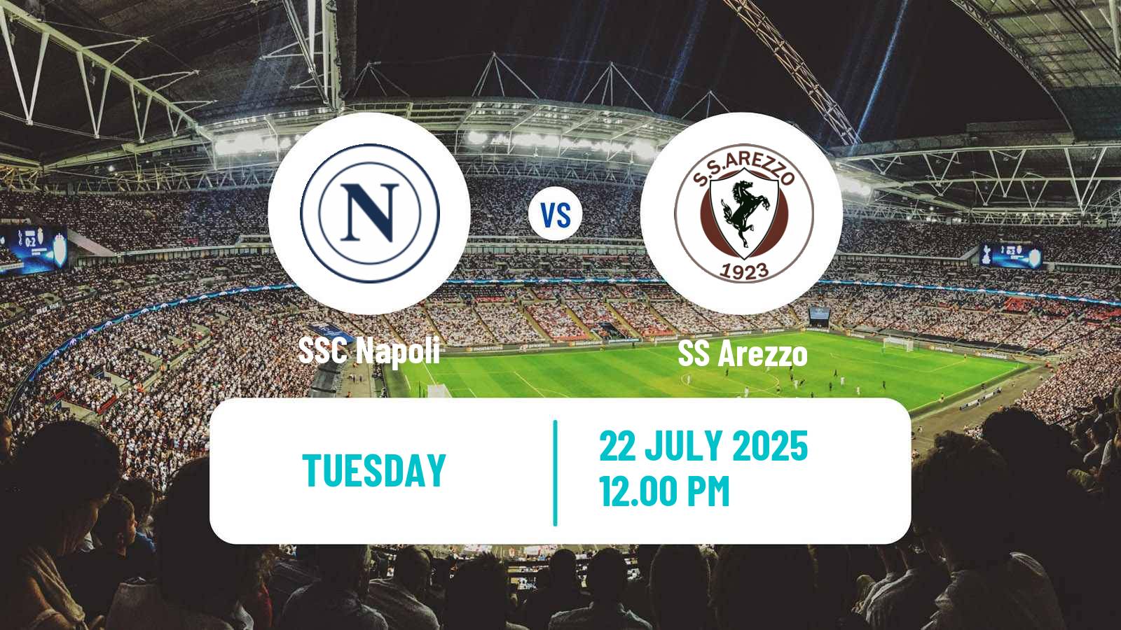 Football Club Friendly Napoli - Arezzo