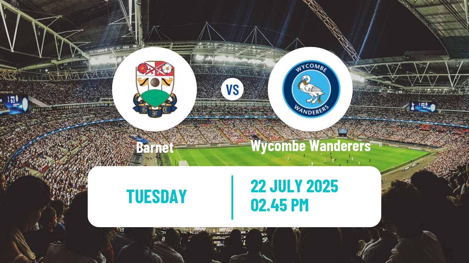 Football Club Friendly Barnet - Wycombe Wanderers