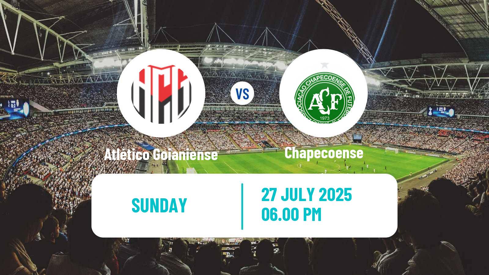Football Brazilian Serie B Atlético Goianiense - Chapecoense