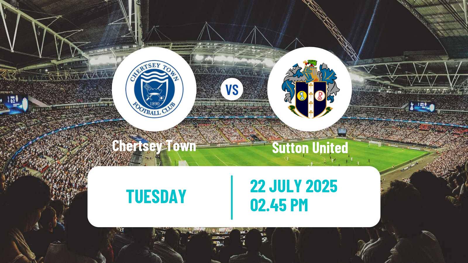 Football Club Friendly Chertsey Town - Sutton United