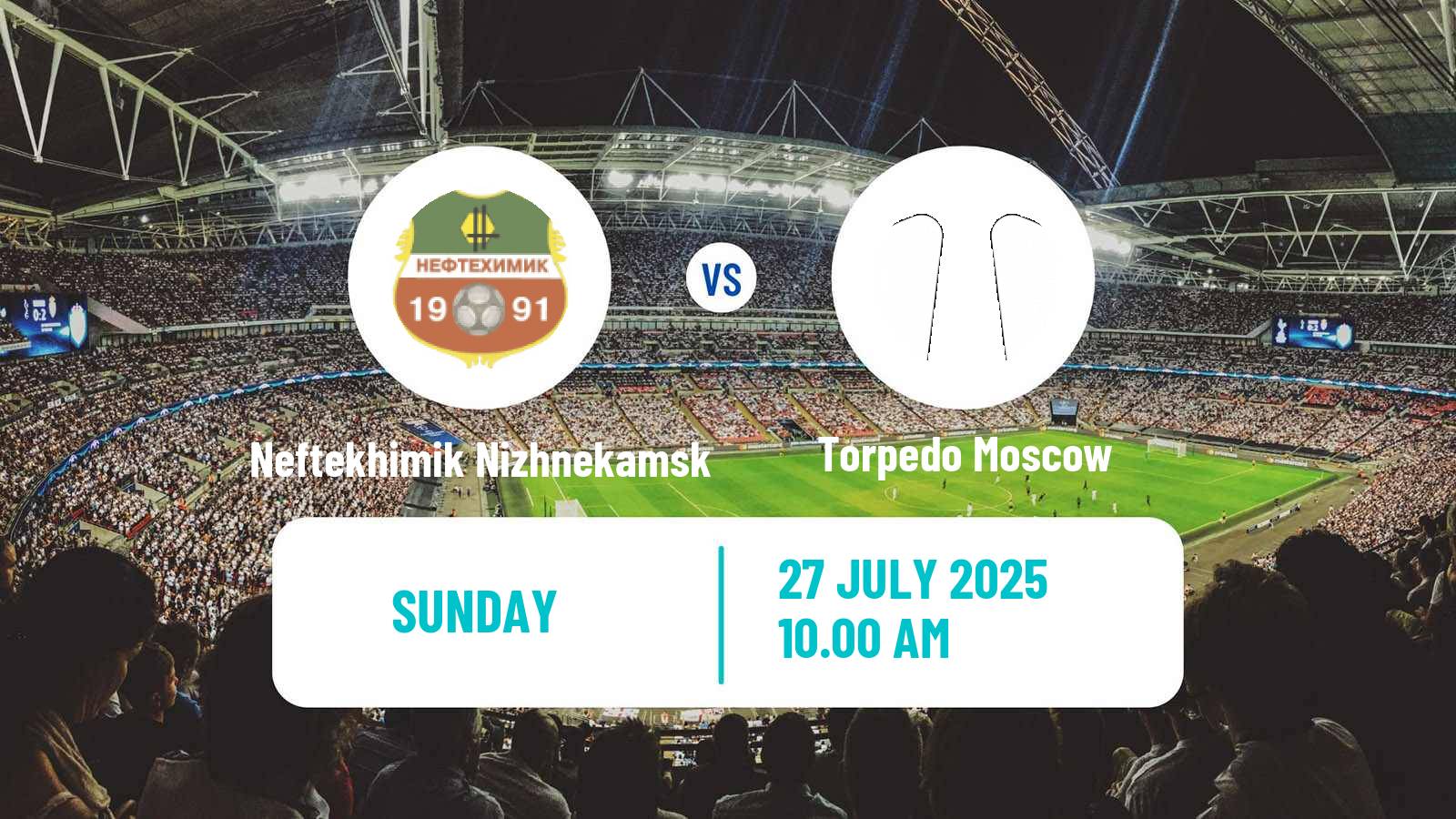 Football Russian FNL Neftekhimik Nizhnekamsk - Torpedo Moscow