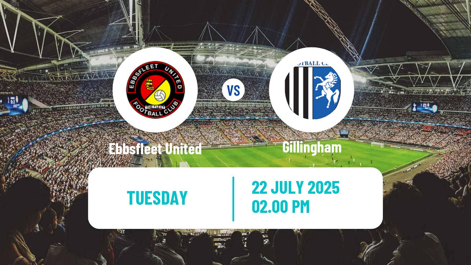 Football Club Friendly Ebbsfleet United - Gillingham