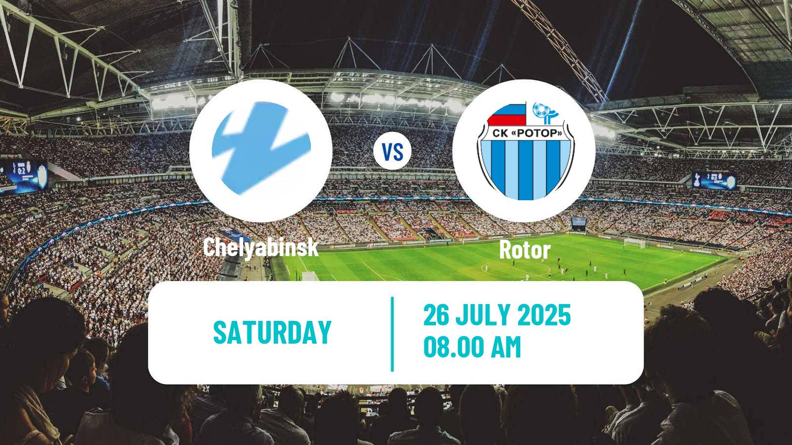 Football Russian FNL Chelyabinsk - Rotor