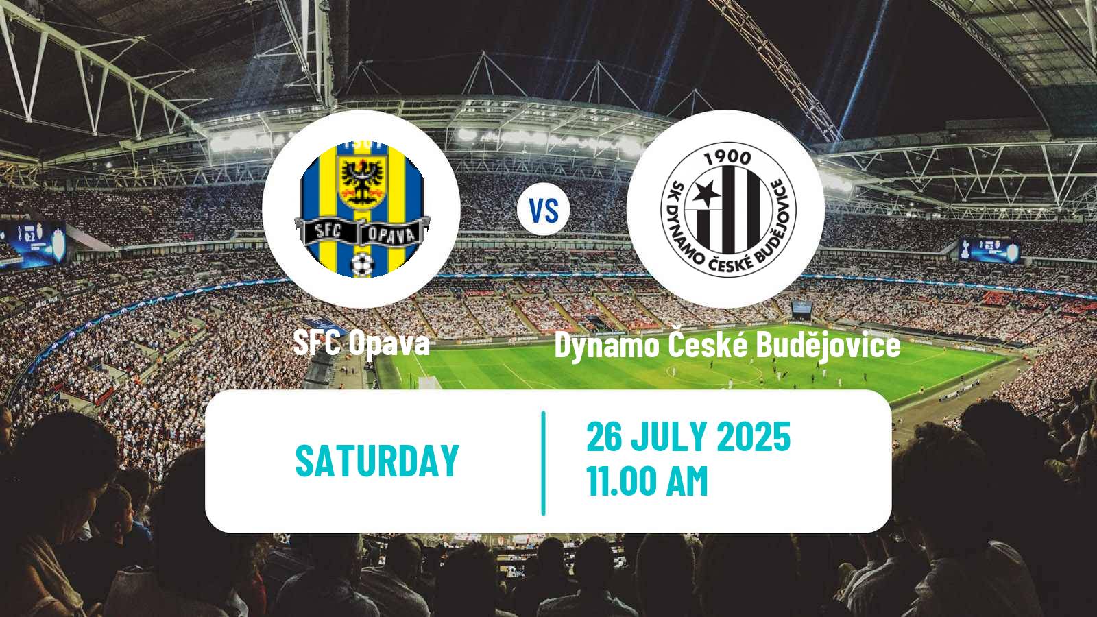 Football Czech Division 2 Opava - Dynamo České Budějovice