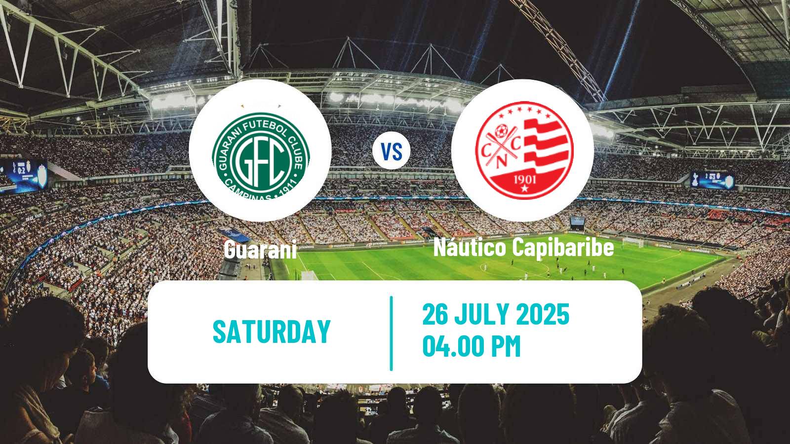 Football Brazilian Serie C Guarani - Náutico Capibaribe