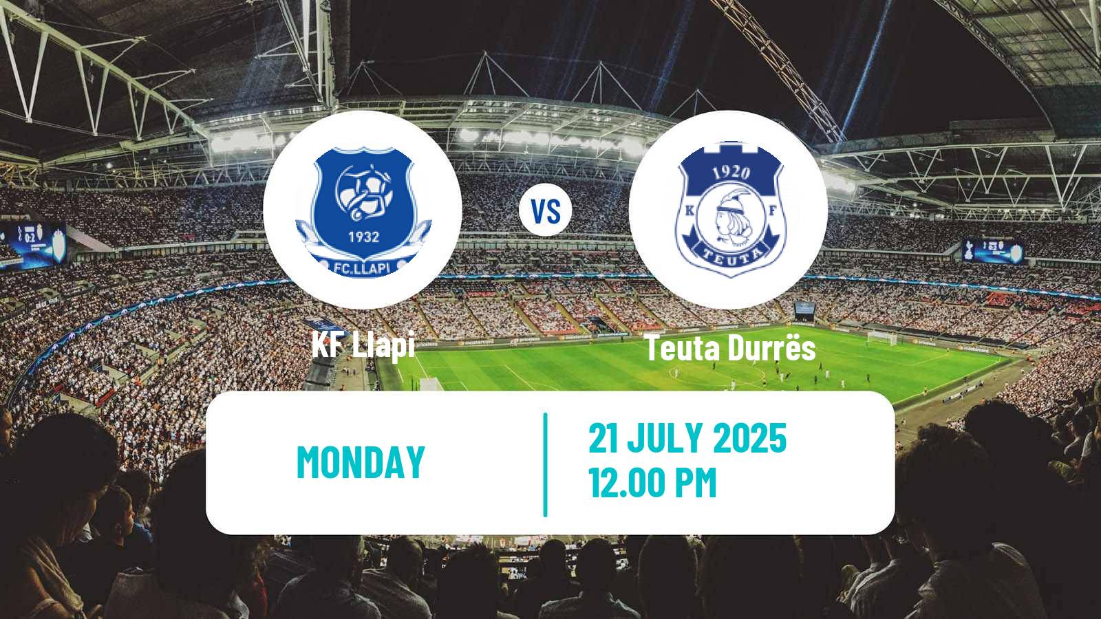 Football Club Friendly Llapi - Teuta Durrës