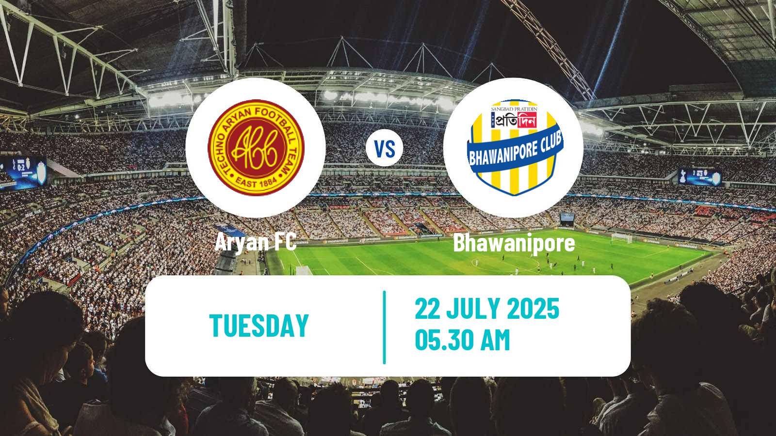 Football Calcutta Premier Division Aryan - Bhawanipore