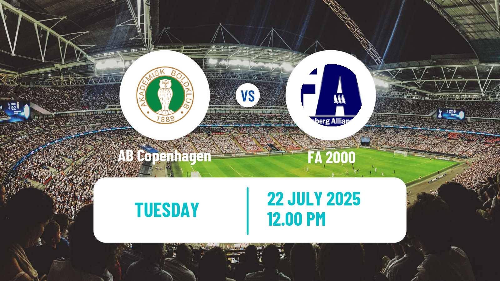 Football Club Friendly AB Copenhagen - FA 2000
