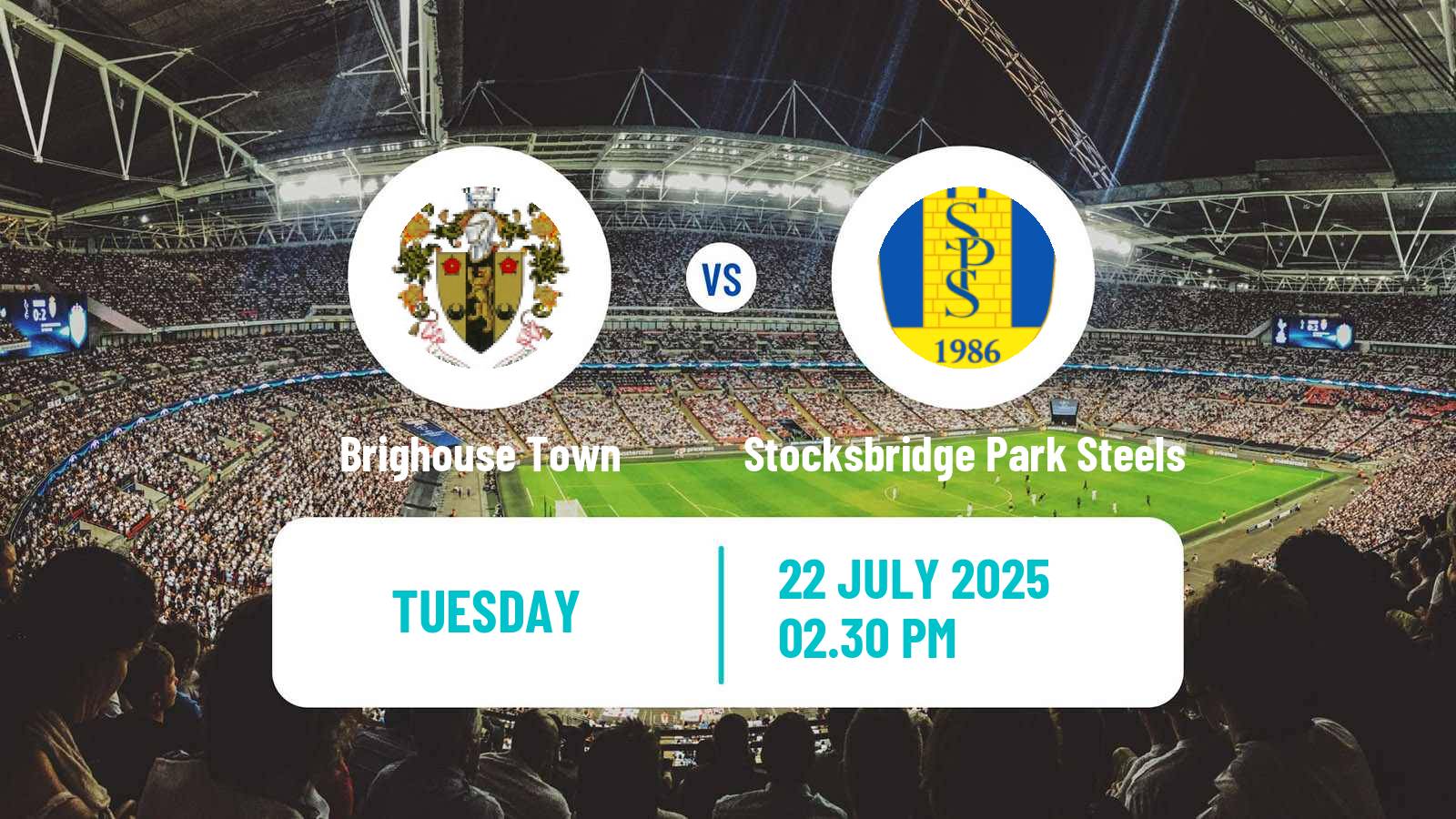 Football Club Friendly Brighouse Town - Stocksbridge Park Steels