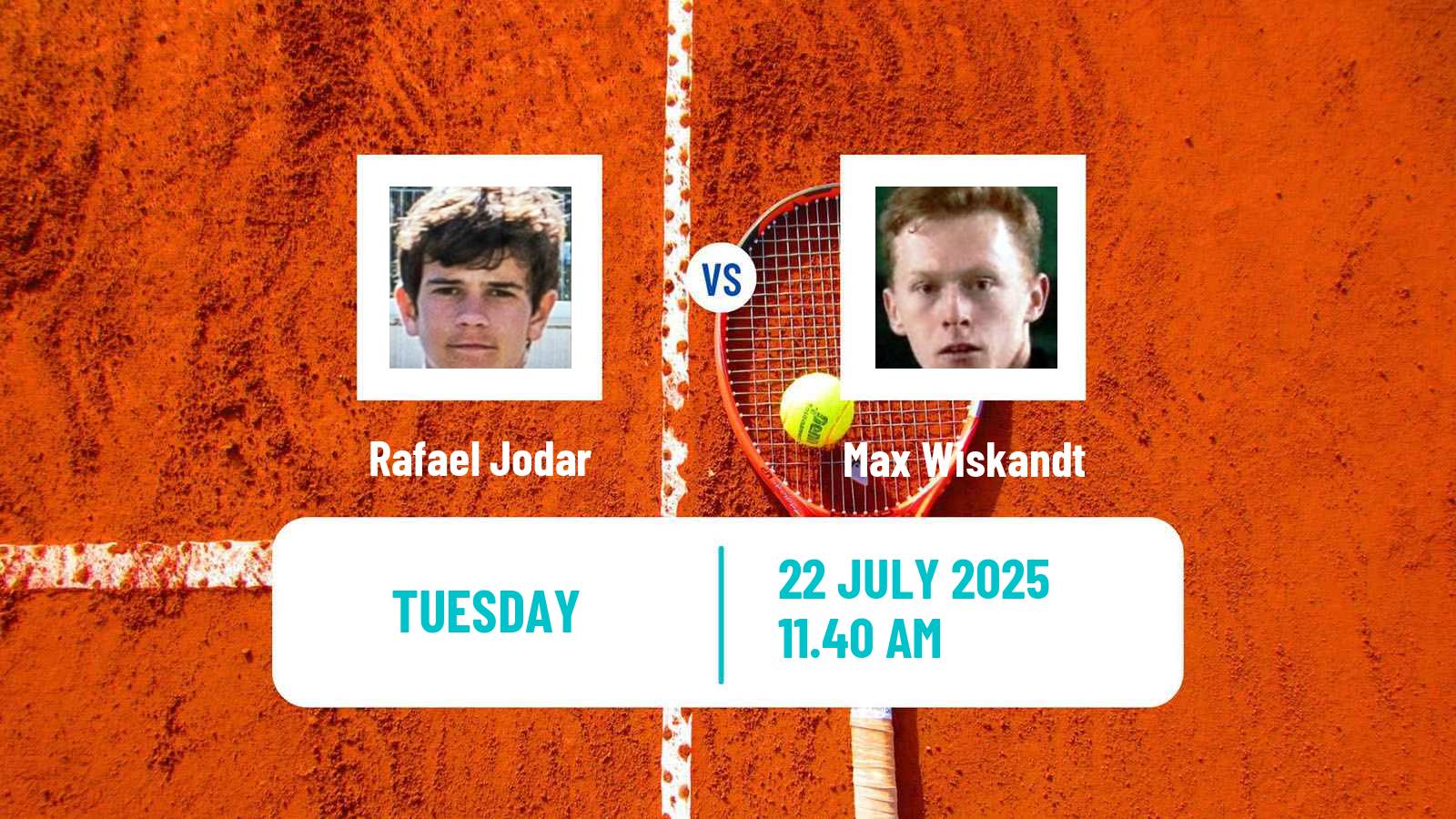 Tennis Segovia Challenger Men Rafael Jodar - Max Wiskandt