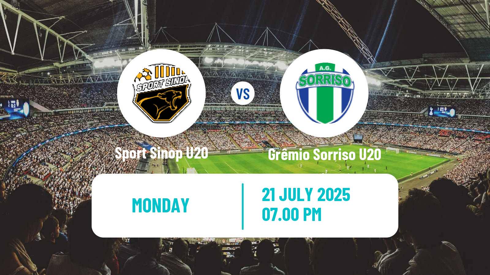 Football Brazilian Matogrossense U20 Sport Sinop U20 - Grêmio Sorriso U20