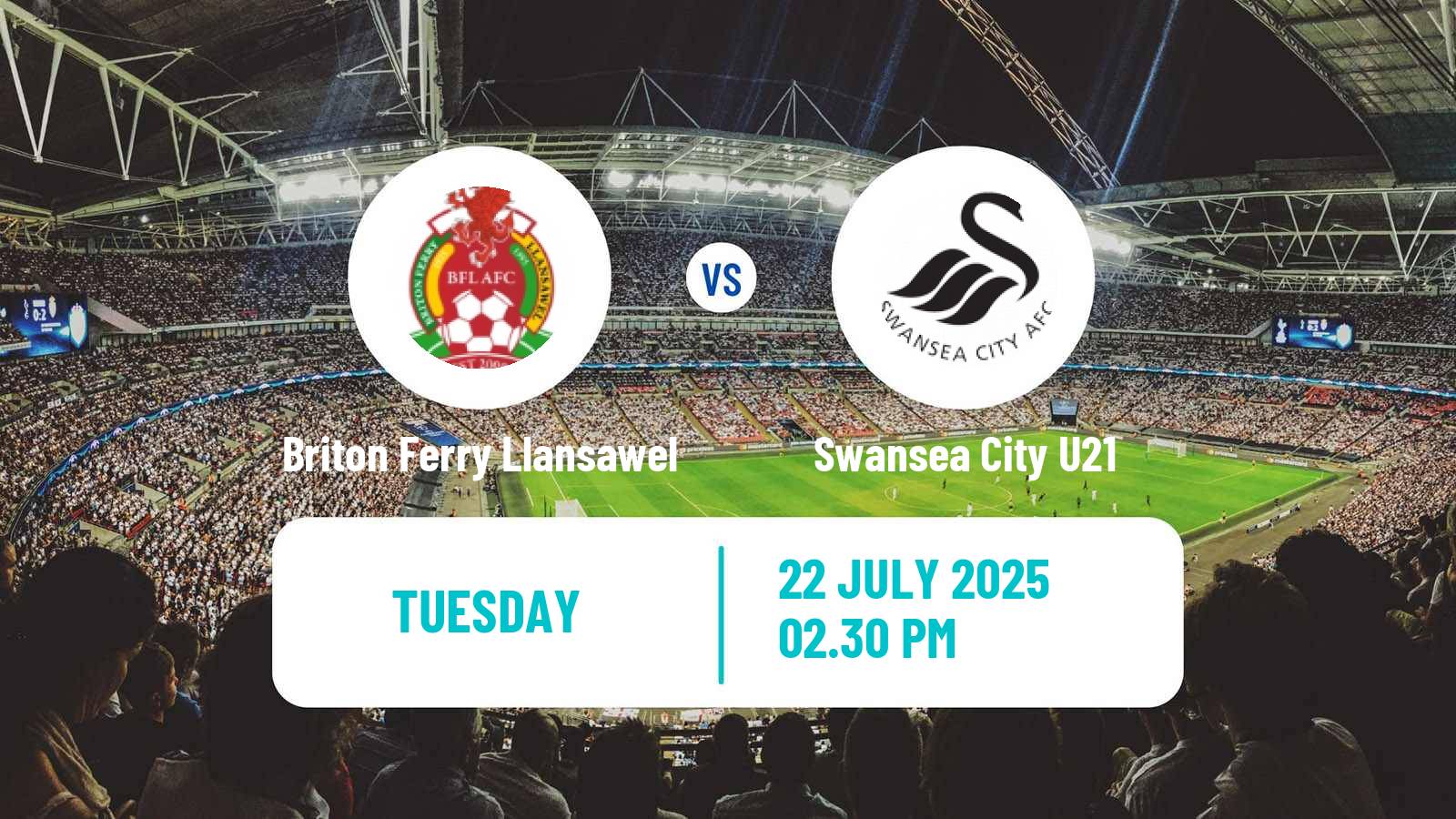 Football Club Friendly Briton Ferry Llansawel - Swansea City U21