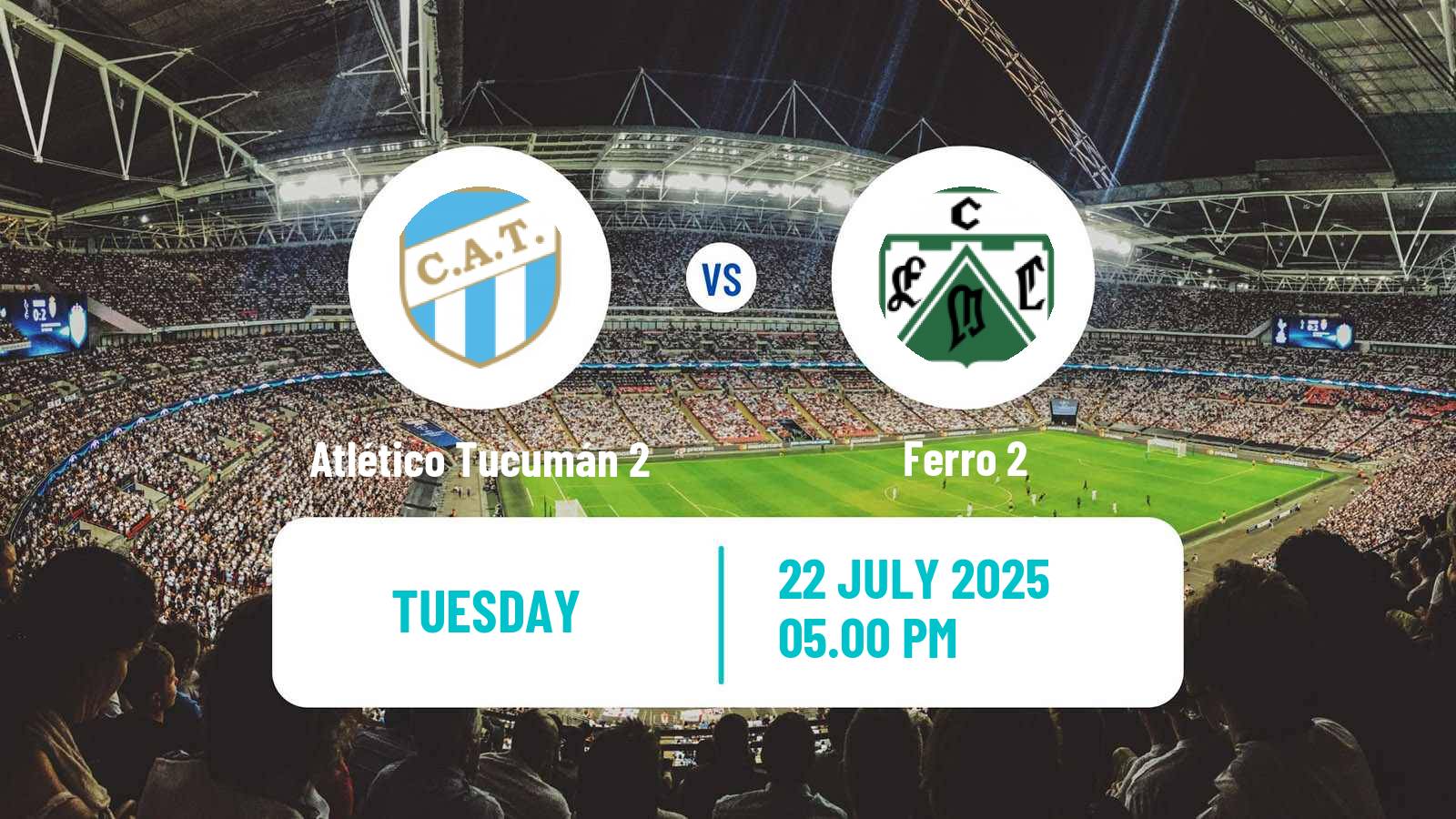 Football Argentinian Reserve League Atlético Tucumán 2 - Ferro 2
