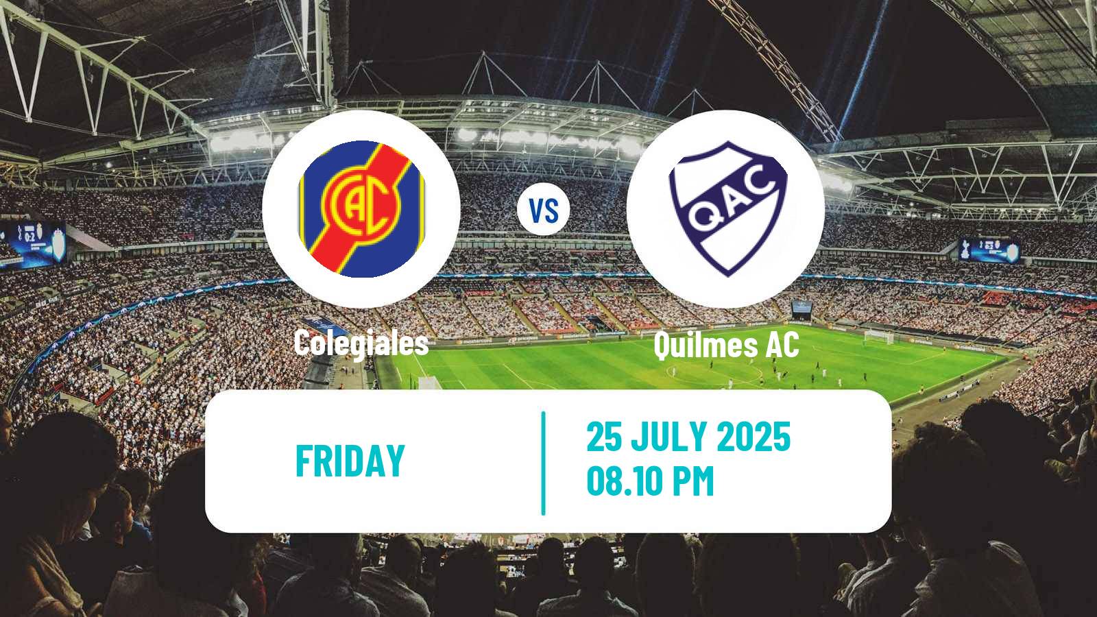 Football Argentinian Primera Nacional Colegiales - Quilmes