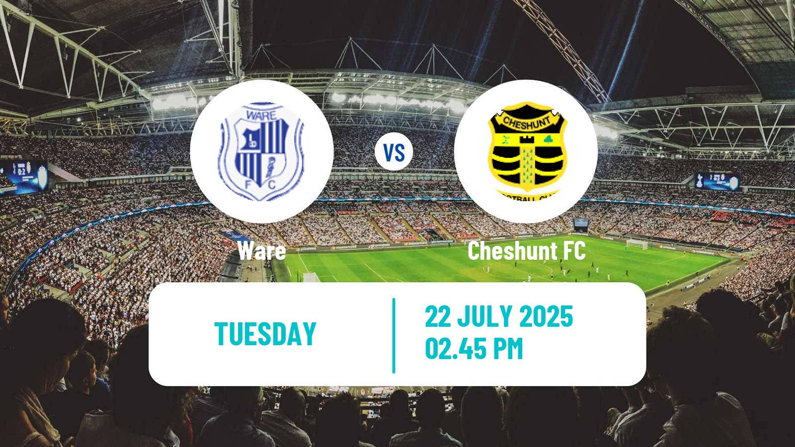 Football Club Friendly Ware - Cheshunt