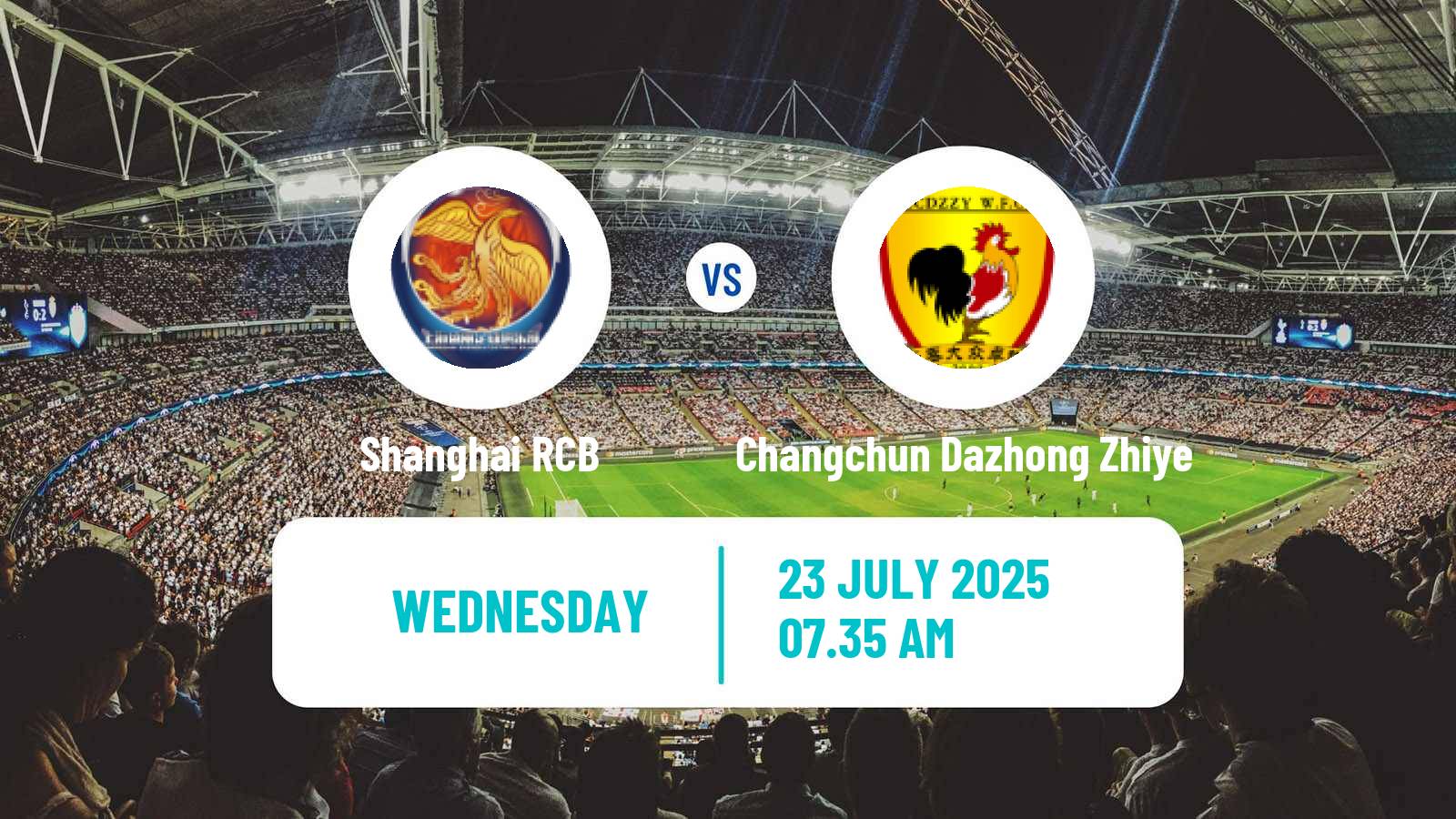 Football Chinese Super League Women Shanghai RCB - Changchun Dazhong Zhiye