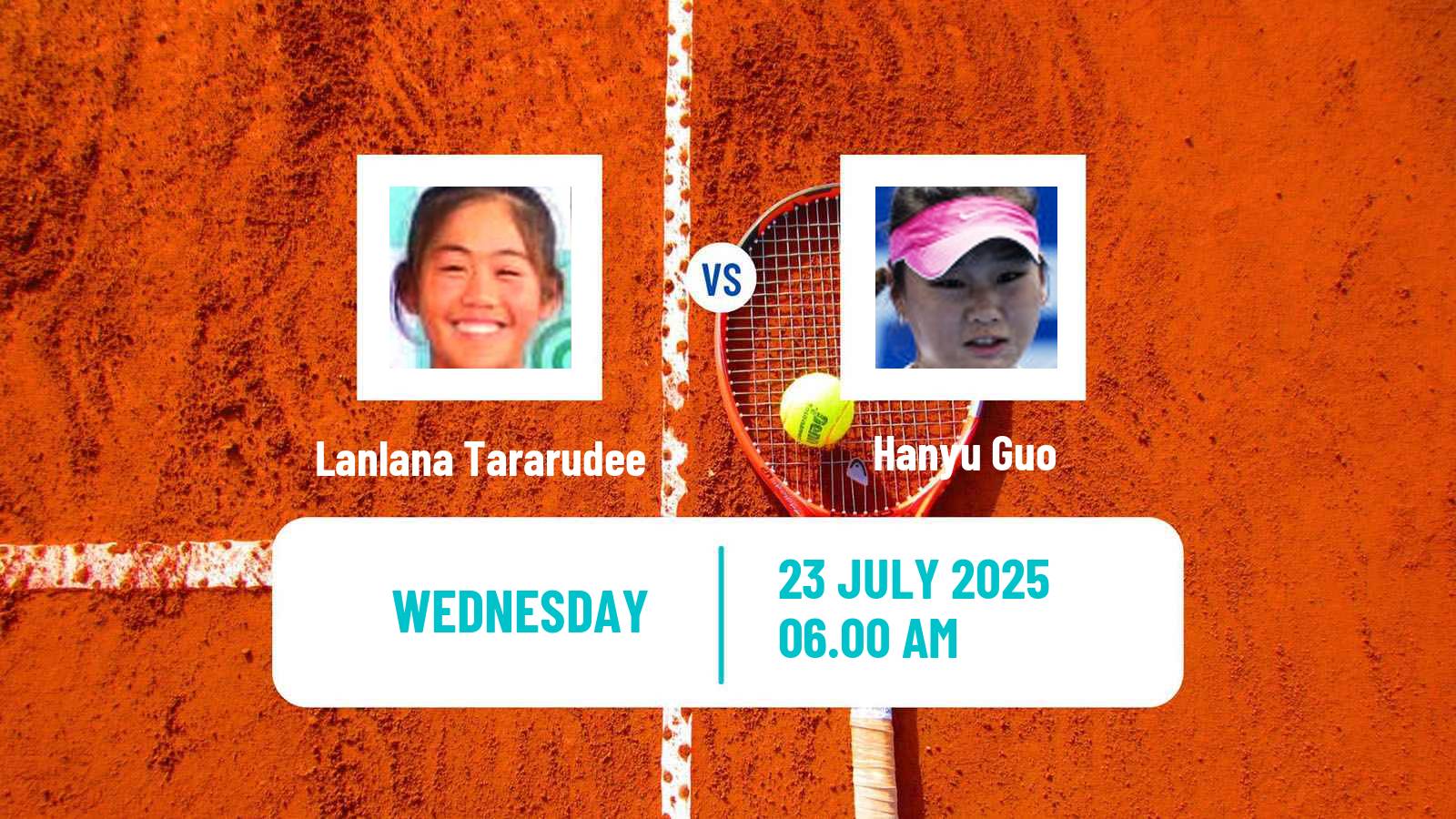 Tennis ITF W100 Figueira Da Foz Women Lanlana Tararudee - Hanyu Guo