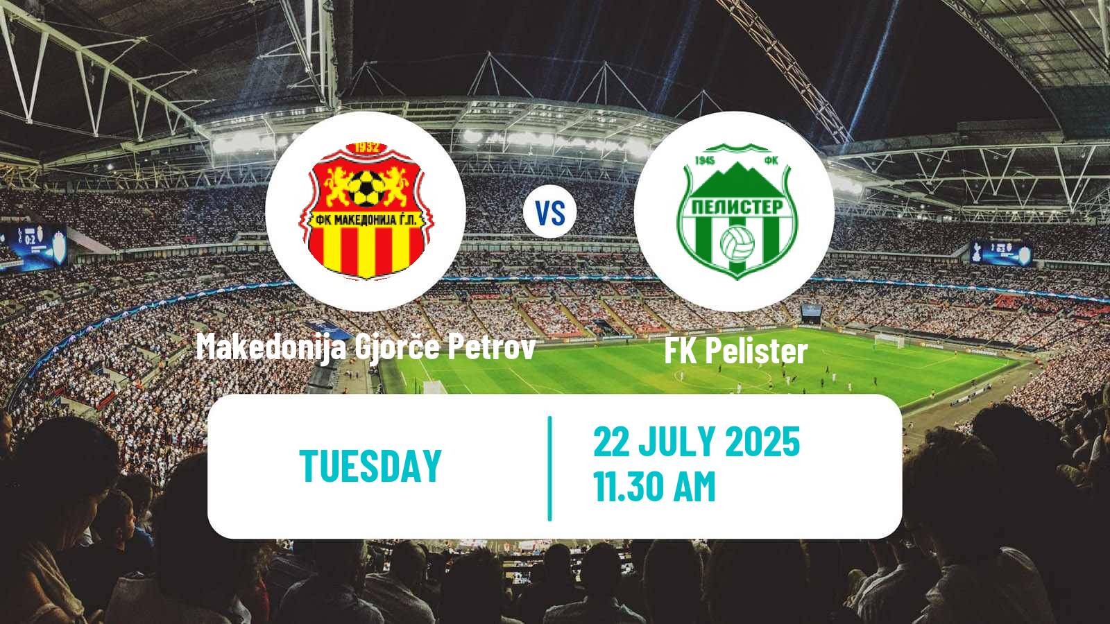 Football Club Friendly Makedonija Gjorče Petrov - Pelister