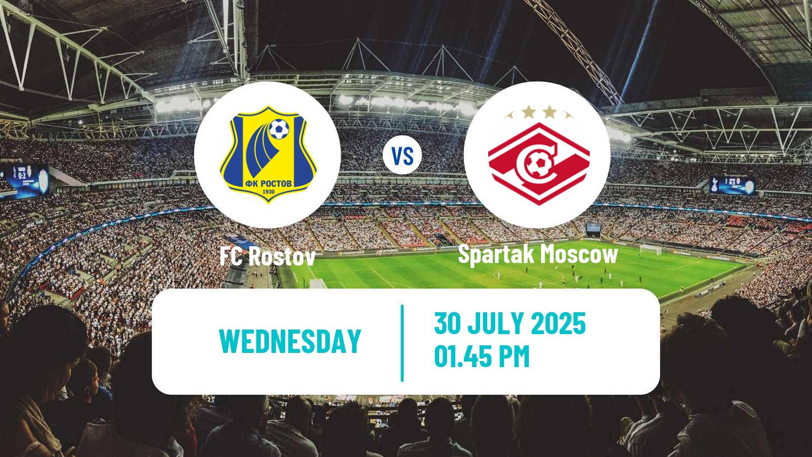 Football Russian Cup Rostov - Spartak Moscow