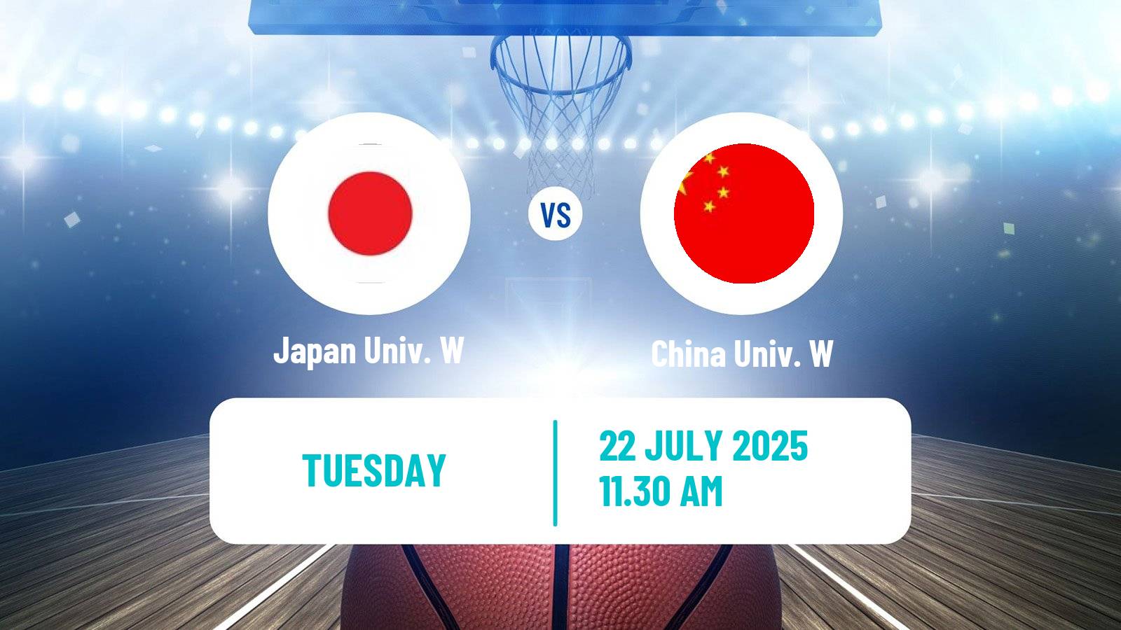Basketball Universiade Basketball Women Japan Univ. W - China Univ. W