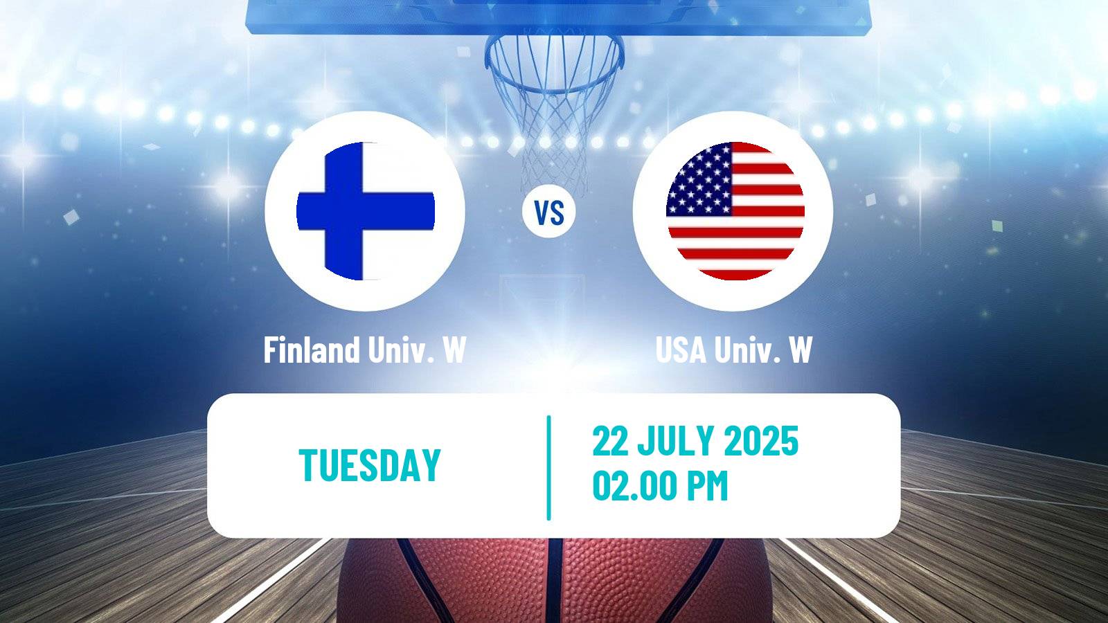 Basketball Universiade Basketball Women Finland Univ. W - USA Univ. W