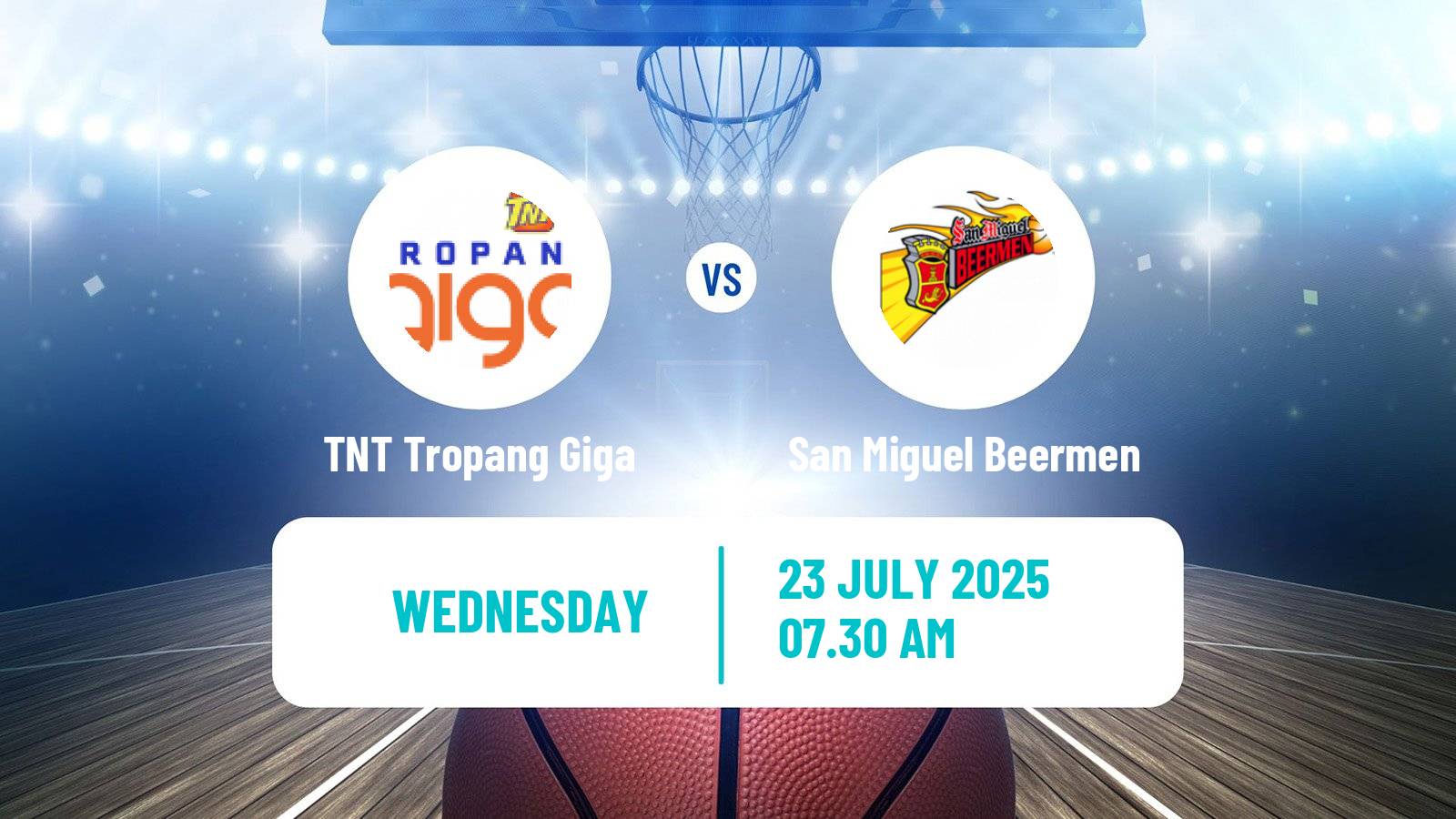 Basketball Philippines Cup TNT Tropang Giga - San Miguel Beermen