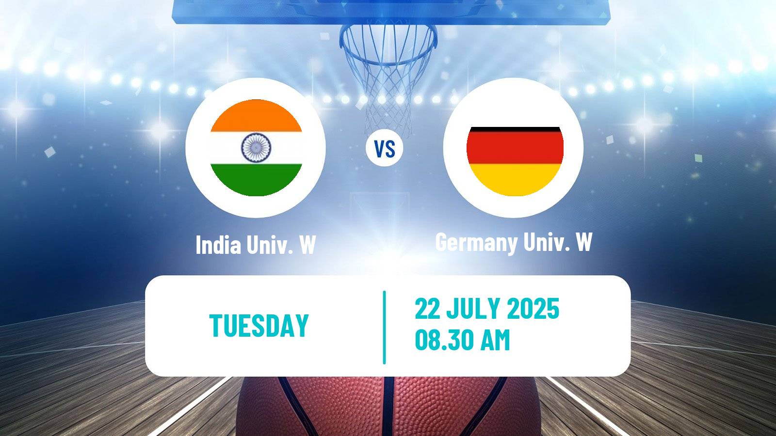 Basketball Universiade Basketball Women India Univ. W - Germany Univ. W
