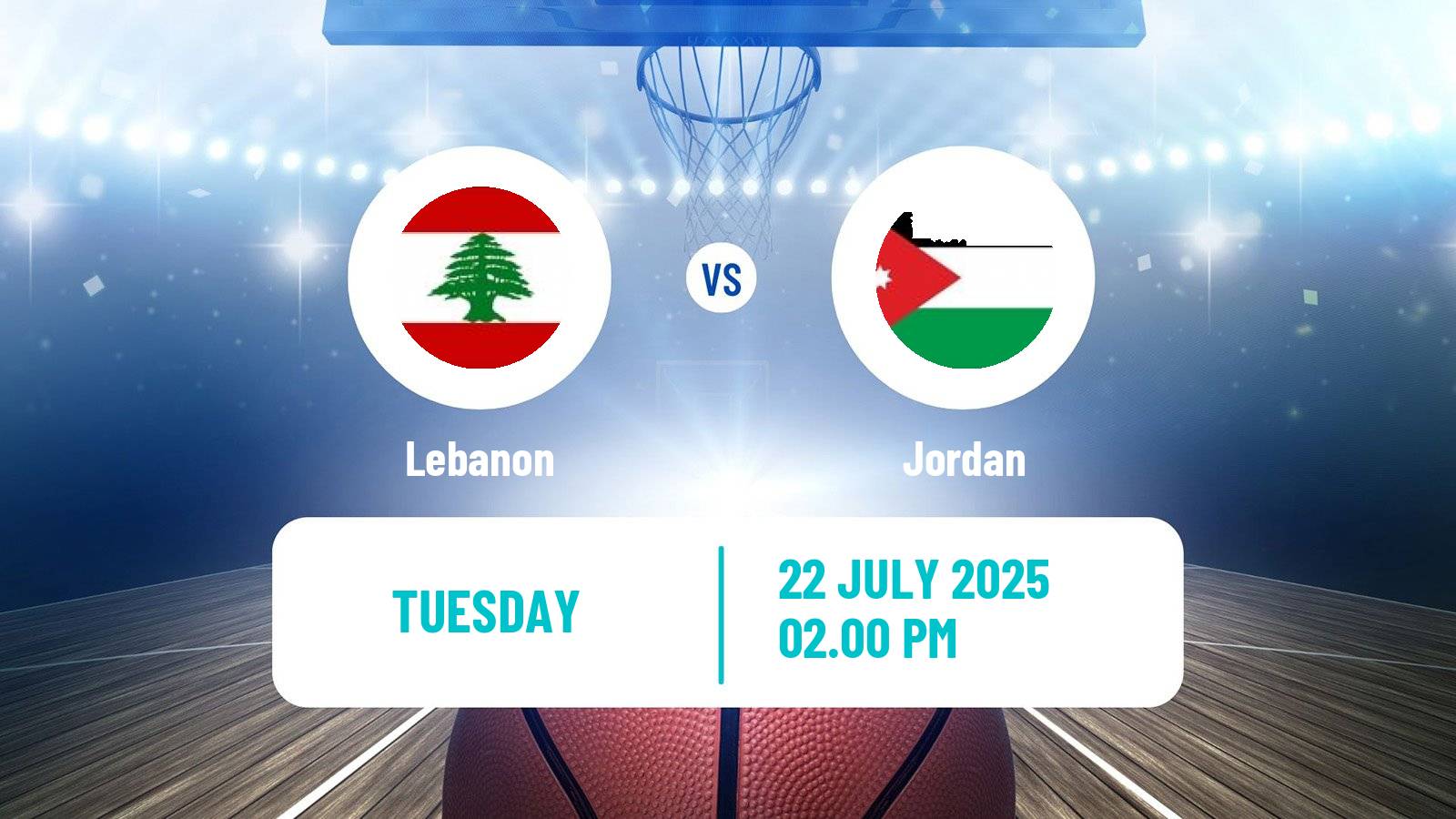 Basketball Friendly International Basketball Lebanon - Jordan