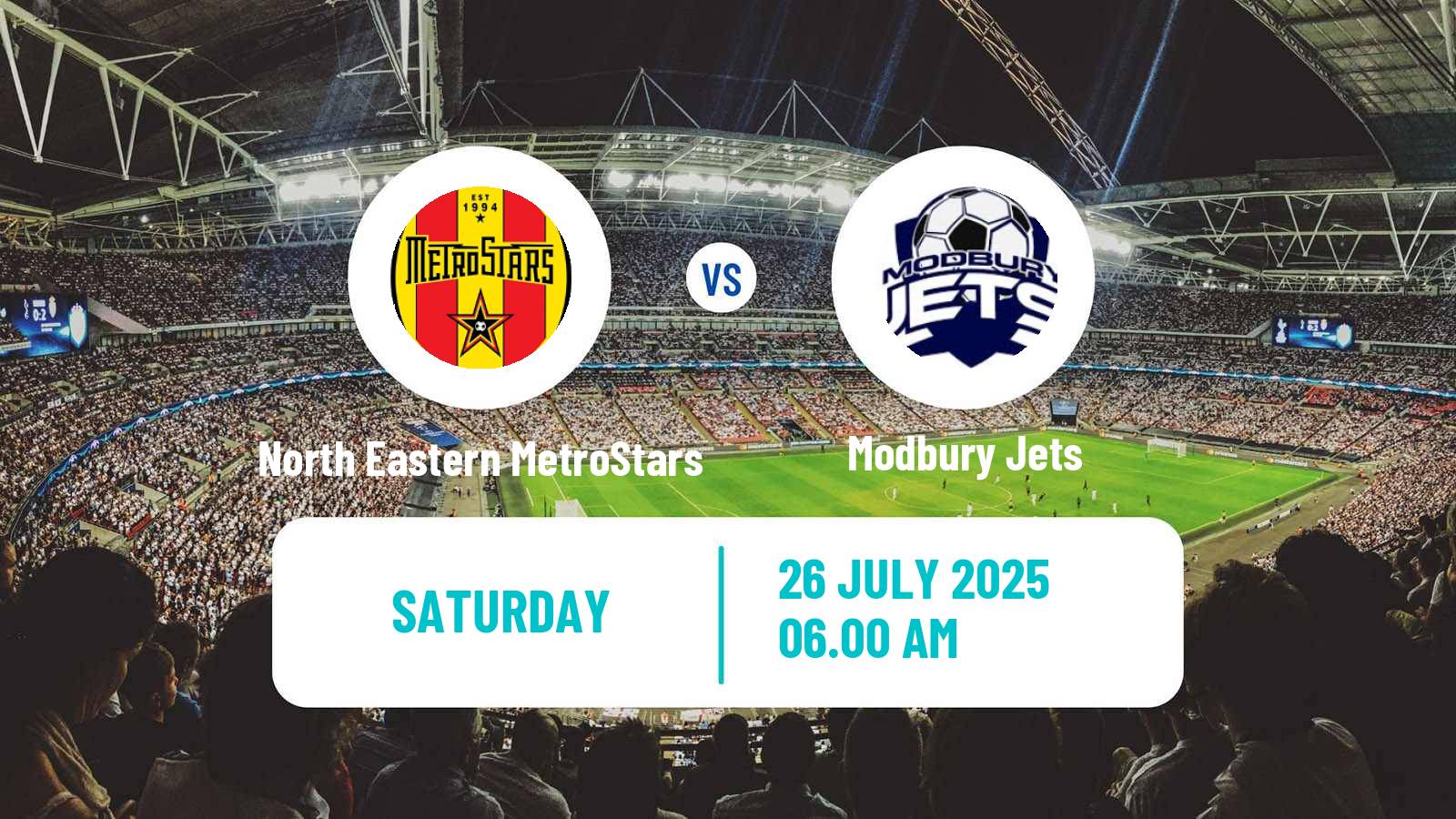Football Australian NPL South Australian North Eastern MetroStars - Modbury Jets