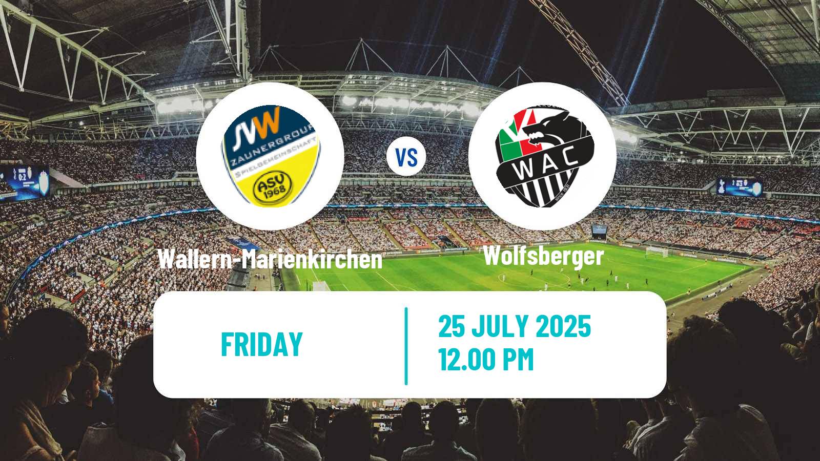 Football Austrian OFB Cup Wallern-Marienkirchen - Wolfsberger
