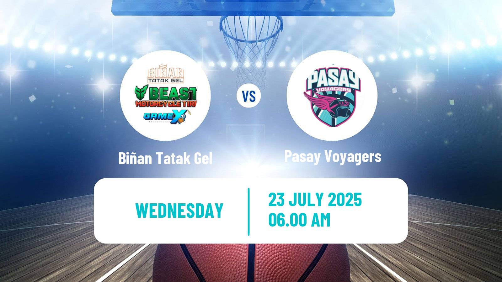 Basketball Philippines MBPL  Biñan Tatak Gel - Pasay Voyagers