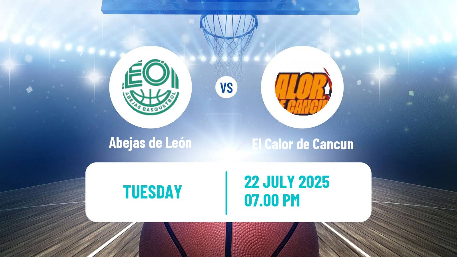 Basketball Mexican LNBP Abejas de León - El Calor de Cancun