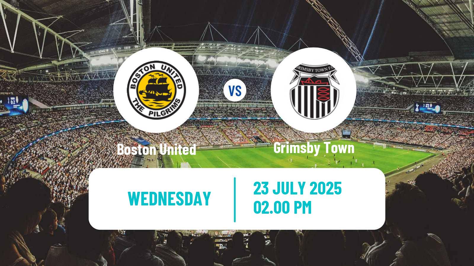 Football Club Friendly Boston United - Grimsby Town