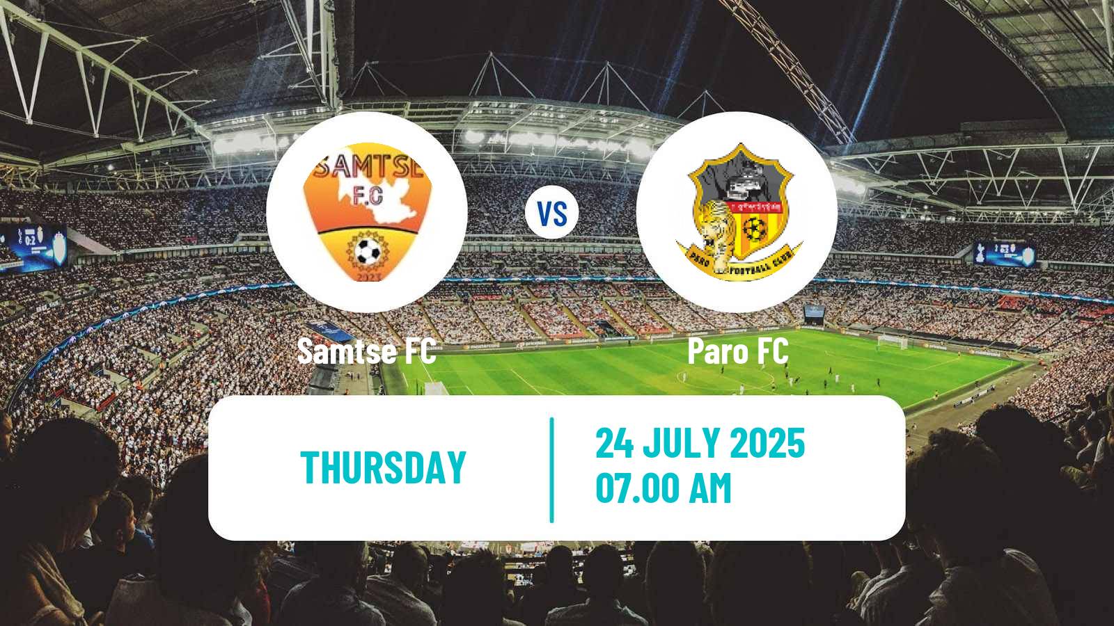 Football Bhutan Premier League Samtse - Paro