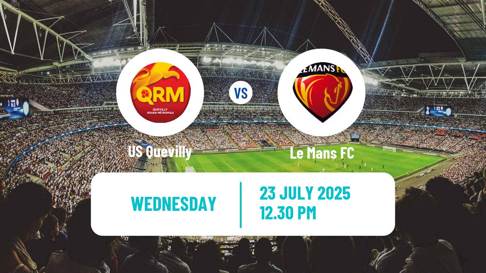 Football Club Friendly Quevilly - Le Mans