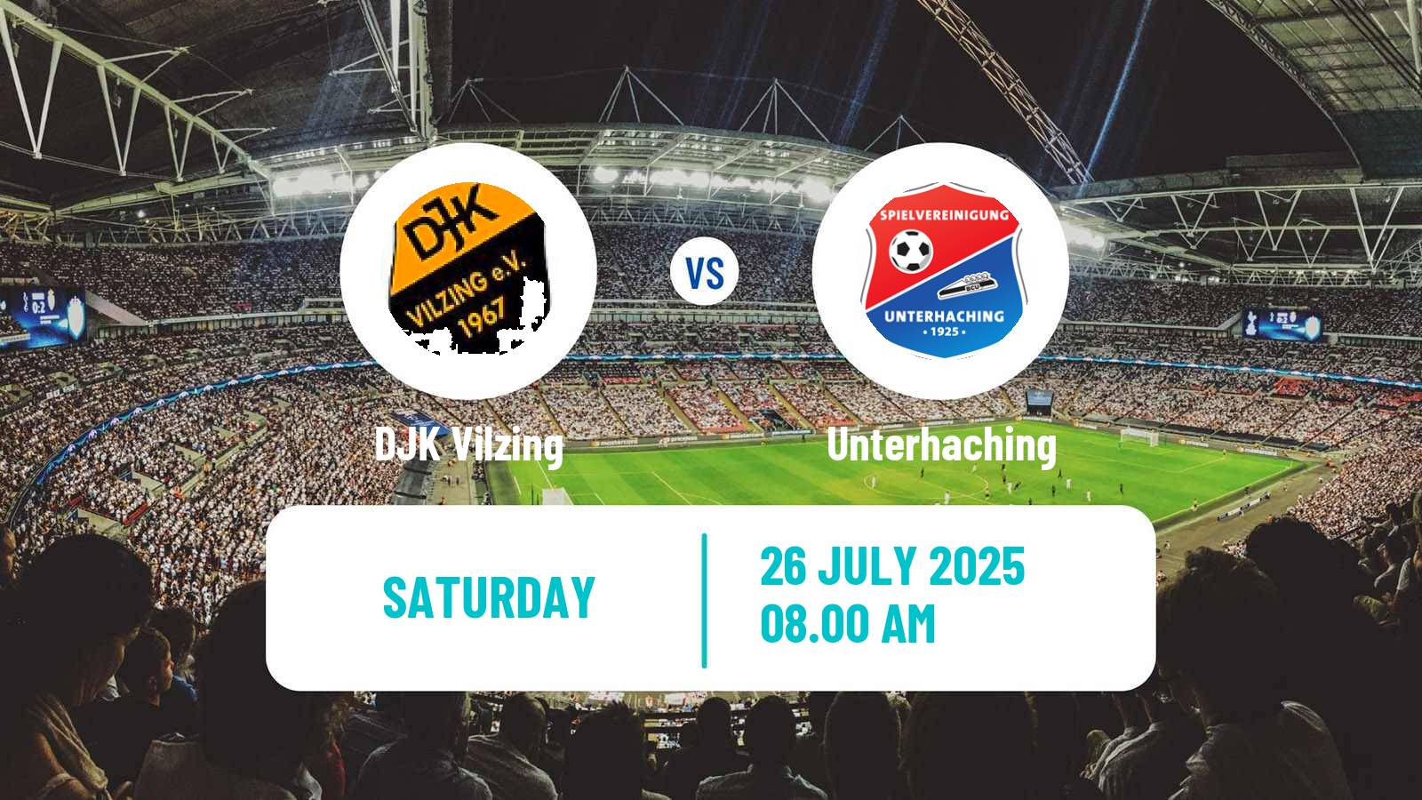 Football German Regionalliga Bayern Vilzing - Unterhaching