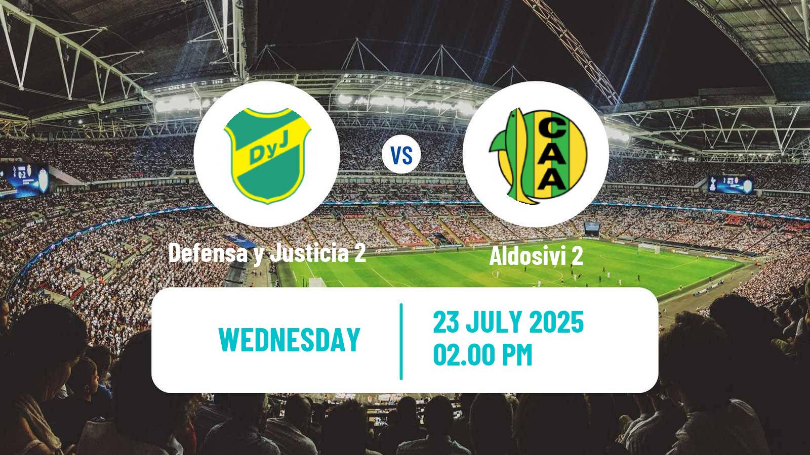 Football Argentinian Reserve League Defensa y Justicia 2 - Aldosivi 2