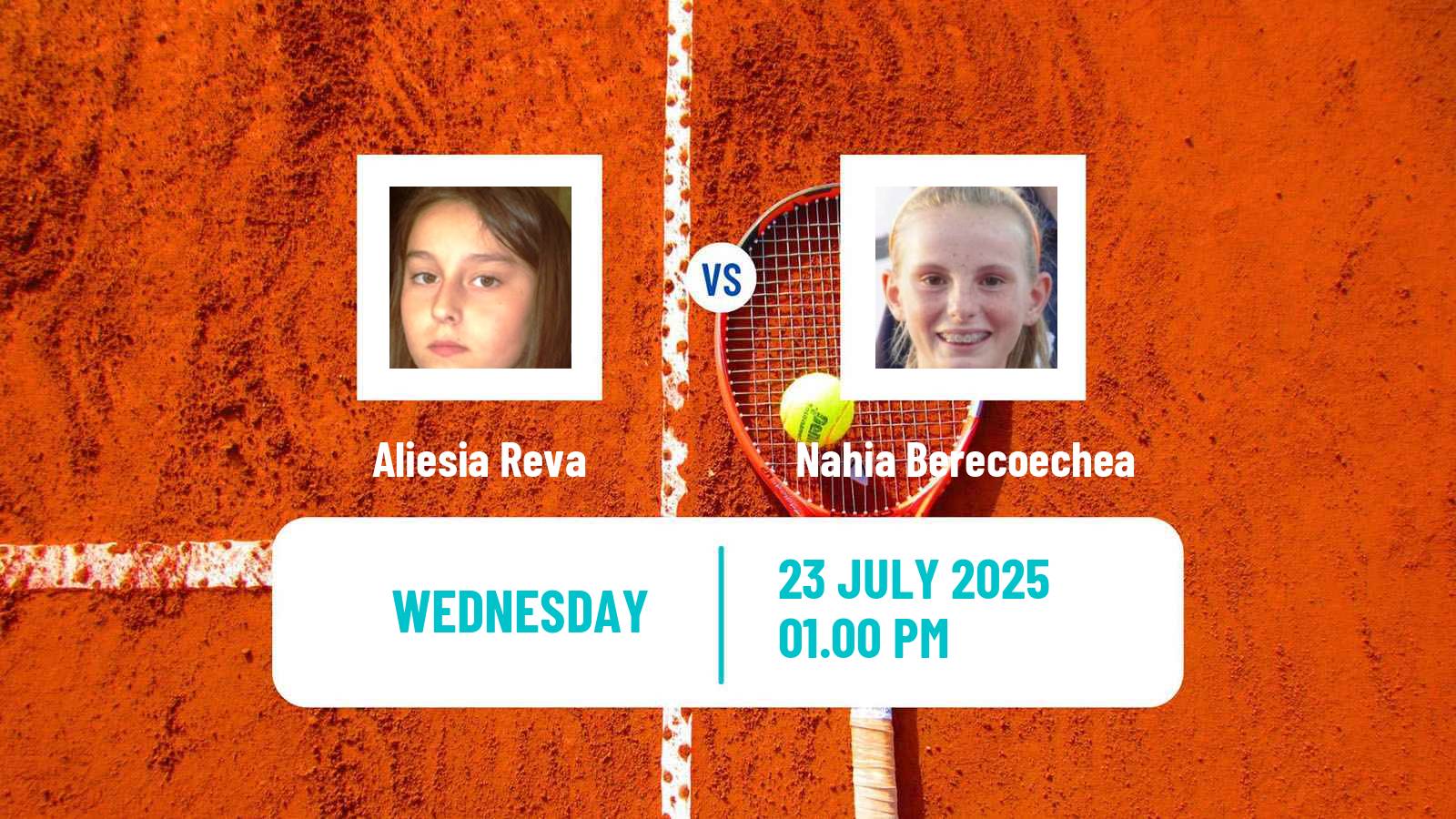 Tennis ITF W15 Las Palmas De Gran Canaria Women Aliesia Reva - Nahia Berecoechea