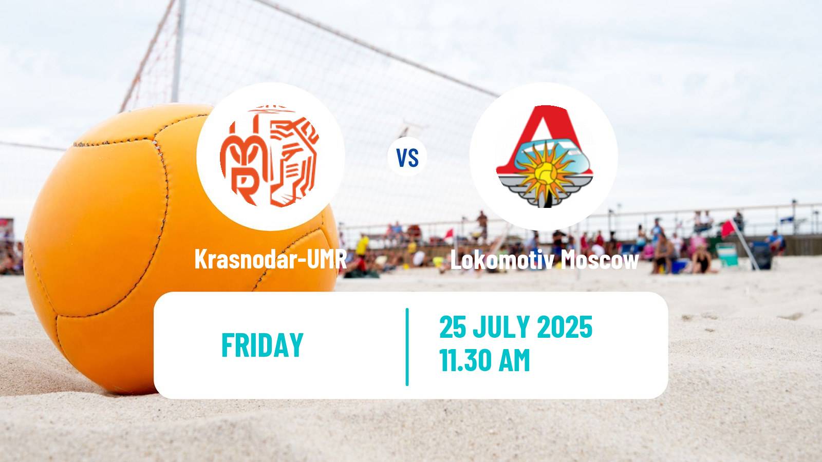 Beach soccer Superliga Krasnodar-UMR - Lokomotiv Moscow