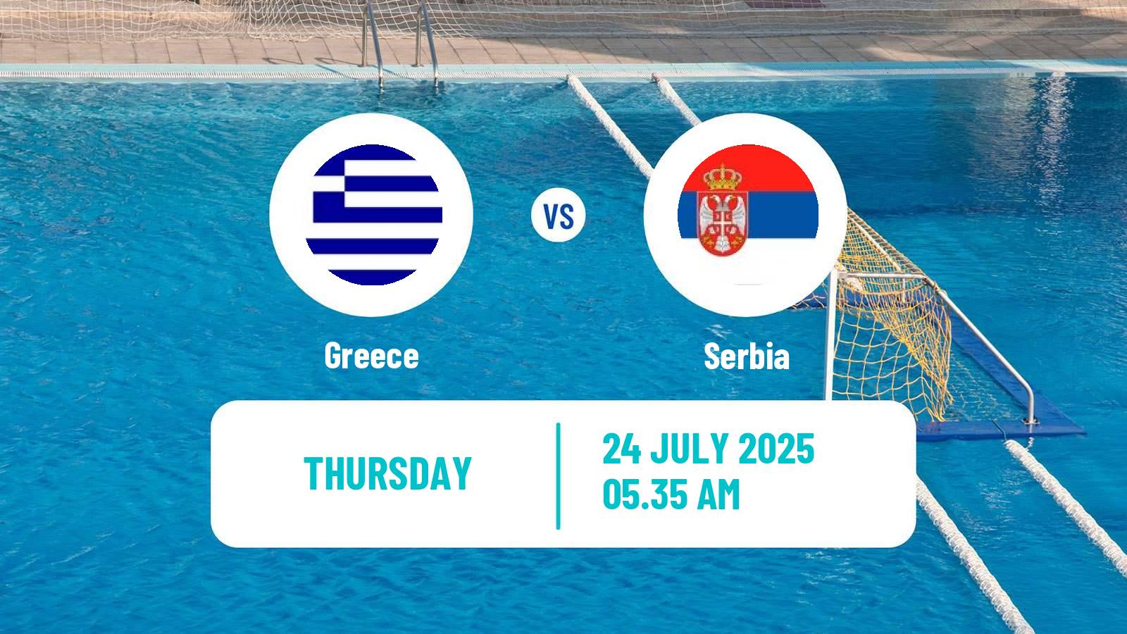 Water polo World Championship Water Polo Greece - Serbia