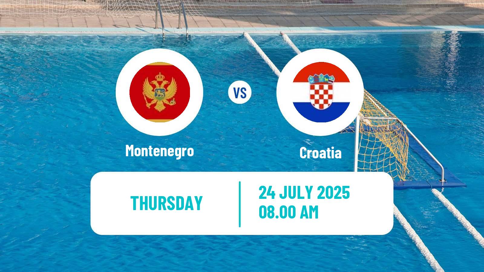 Water polo World Championship Water Polo Montenegro - Croatia