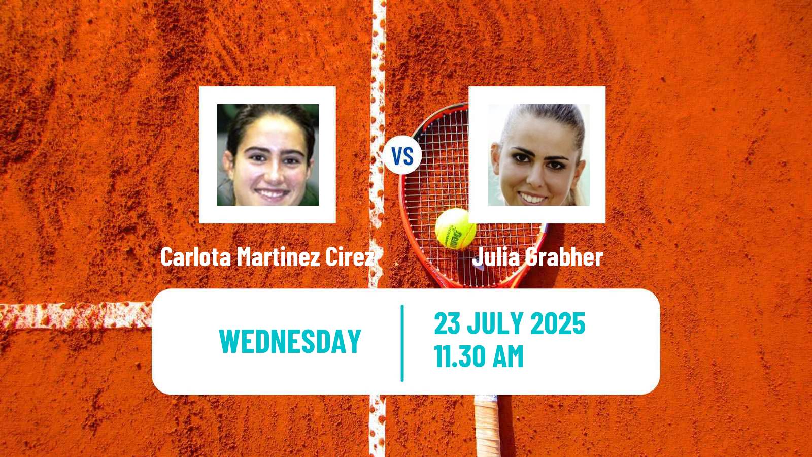 Tennis Palermo Challenger Women Carlota Martinez Cirez - Julia Grabher